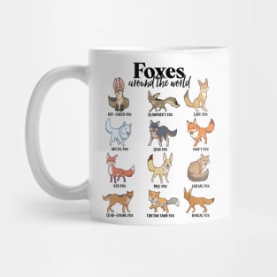 Foxes around the world - types of foxes Mug